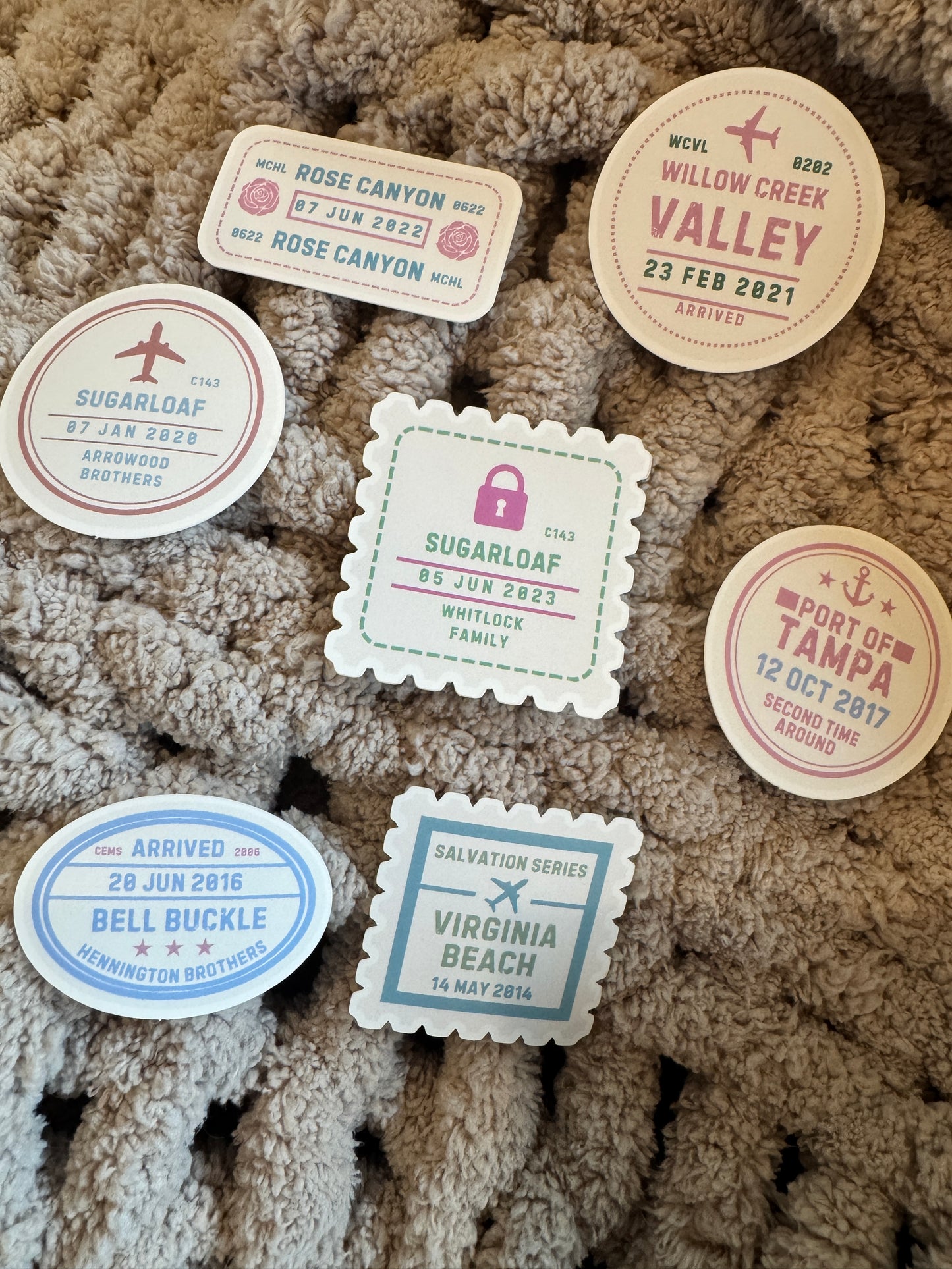 Series Passport Sticker Bundle