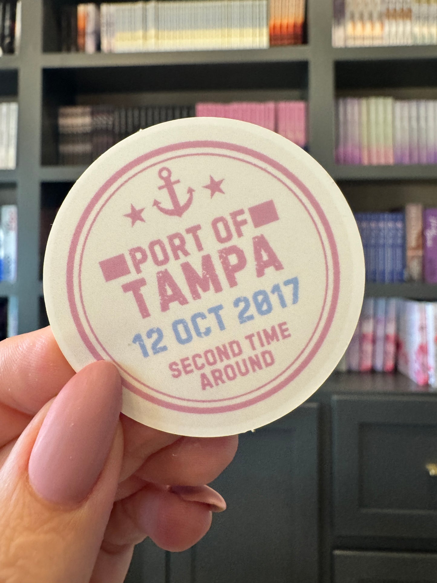 Second Time Around Passport Sticker