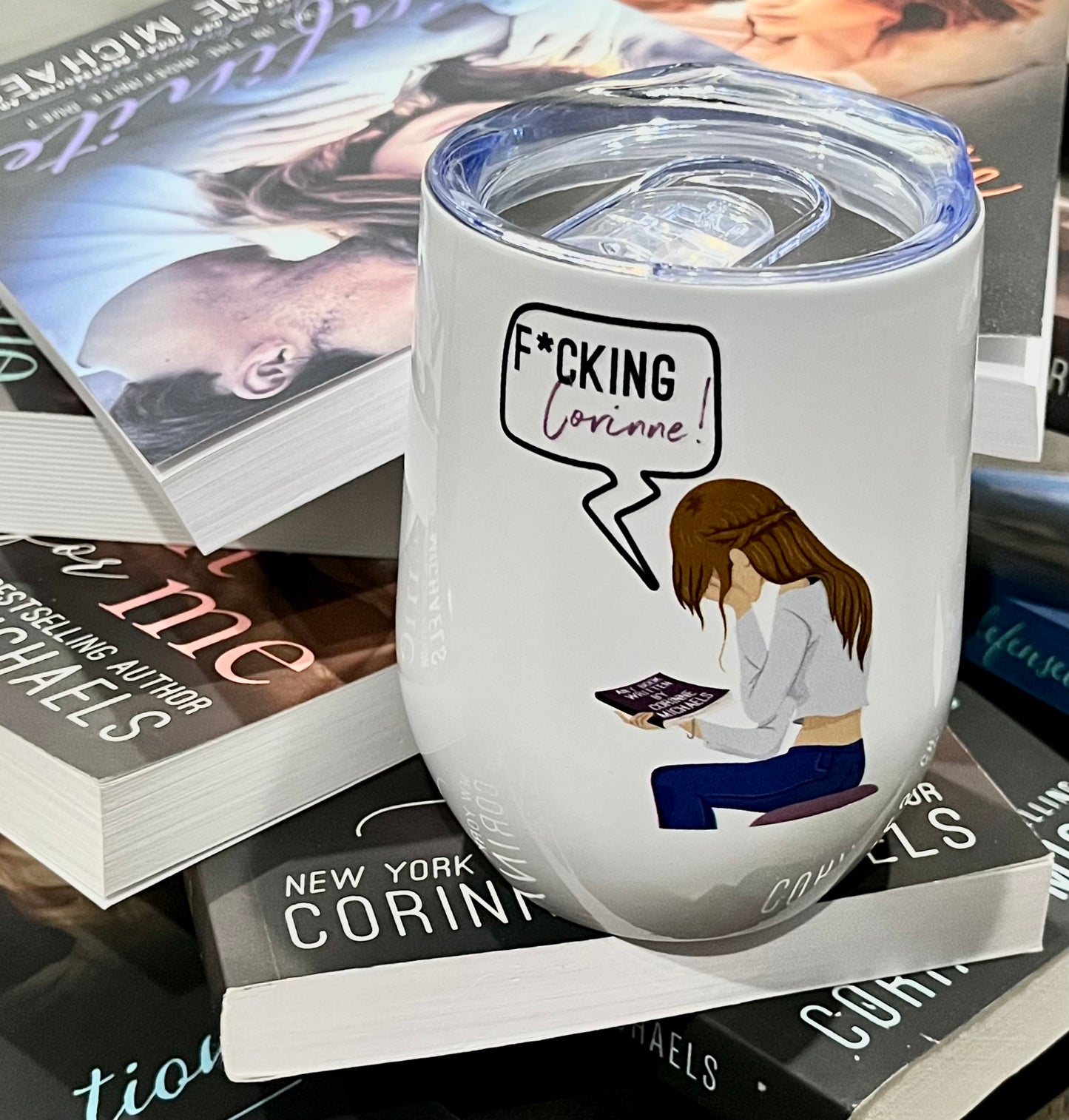 F*cking Corinne Wine tumbler