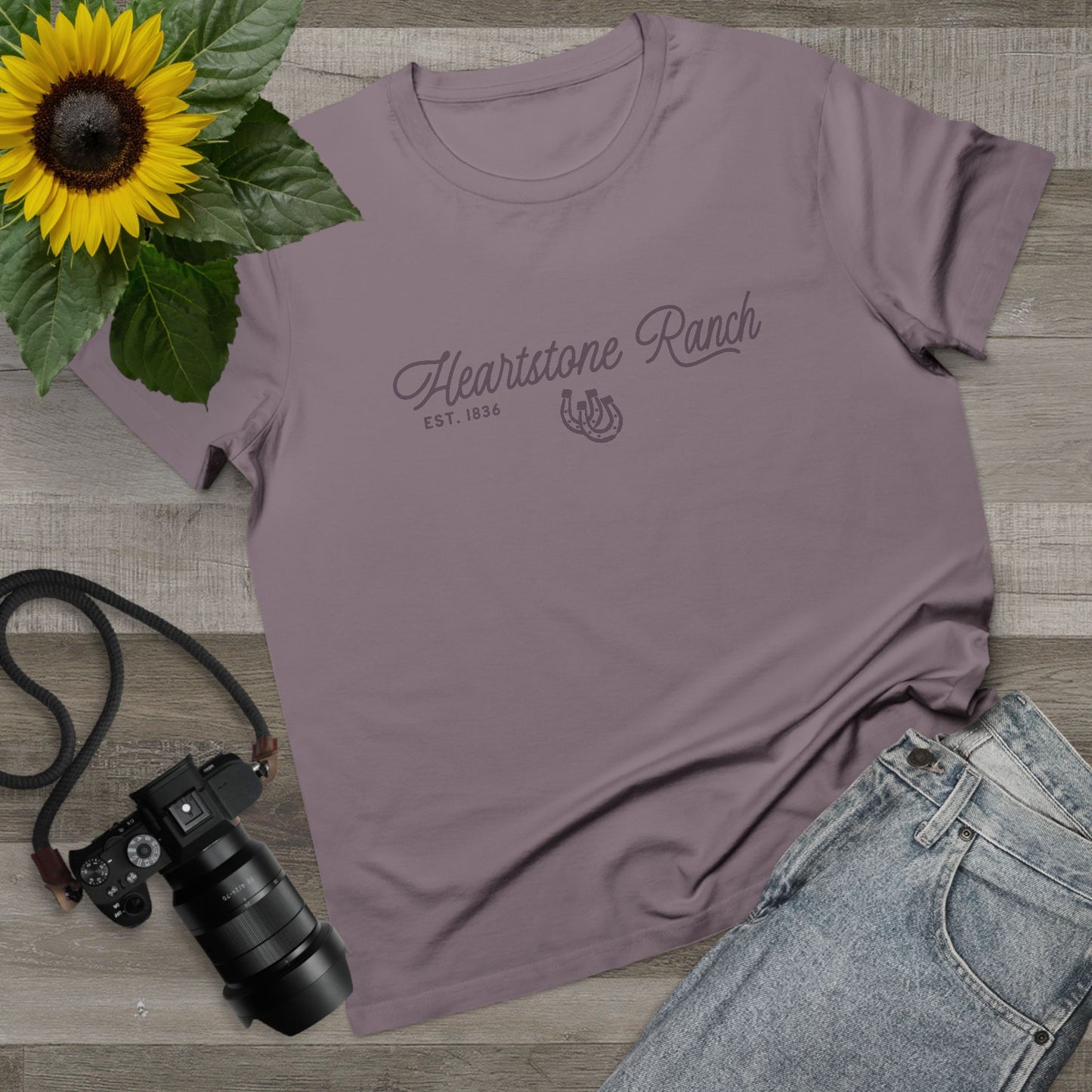 West of Forever Mauve Tee