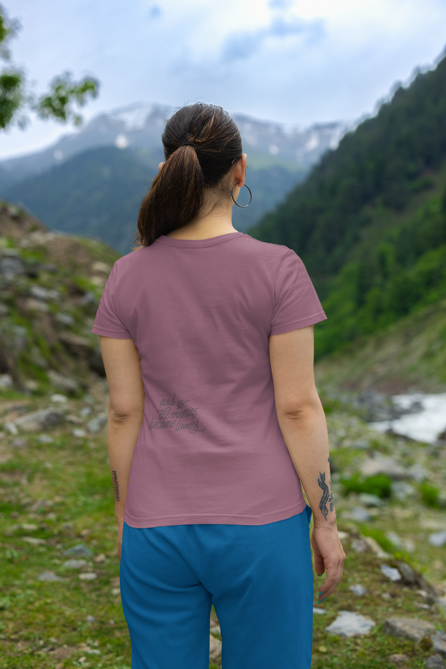 West of Forever Mauve Tee