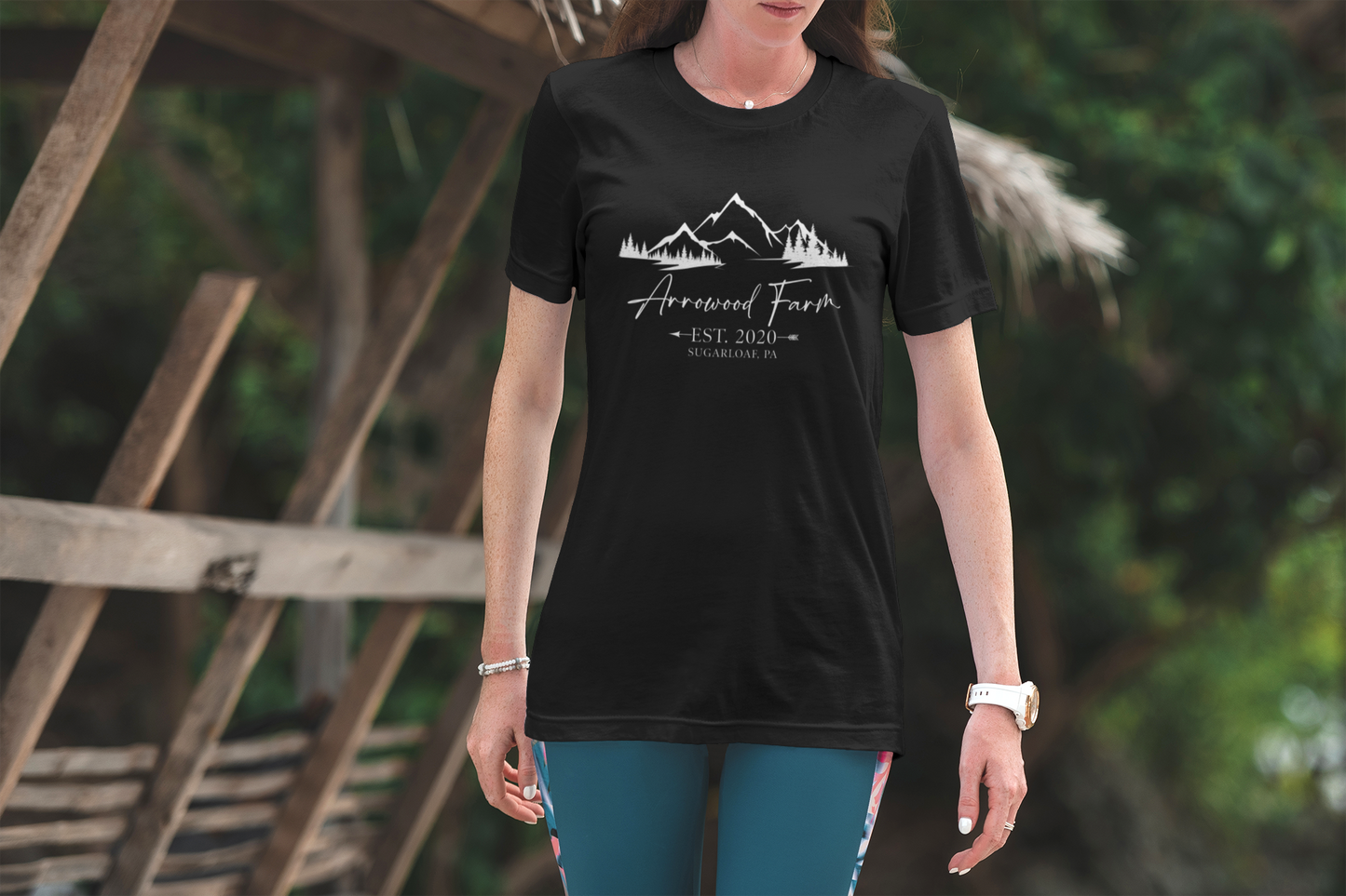 Arrowood Farm - Light Text T-Shirt