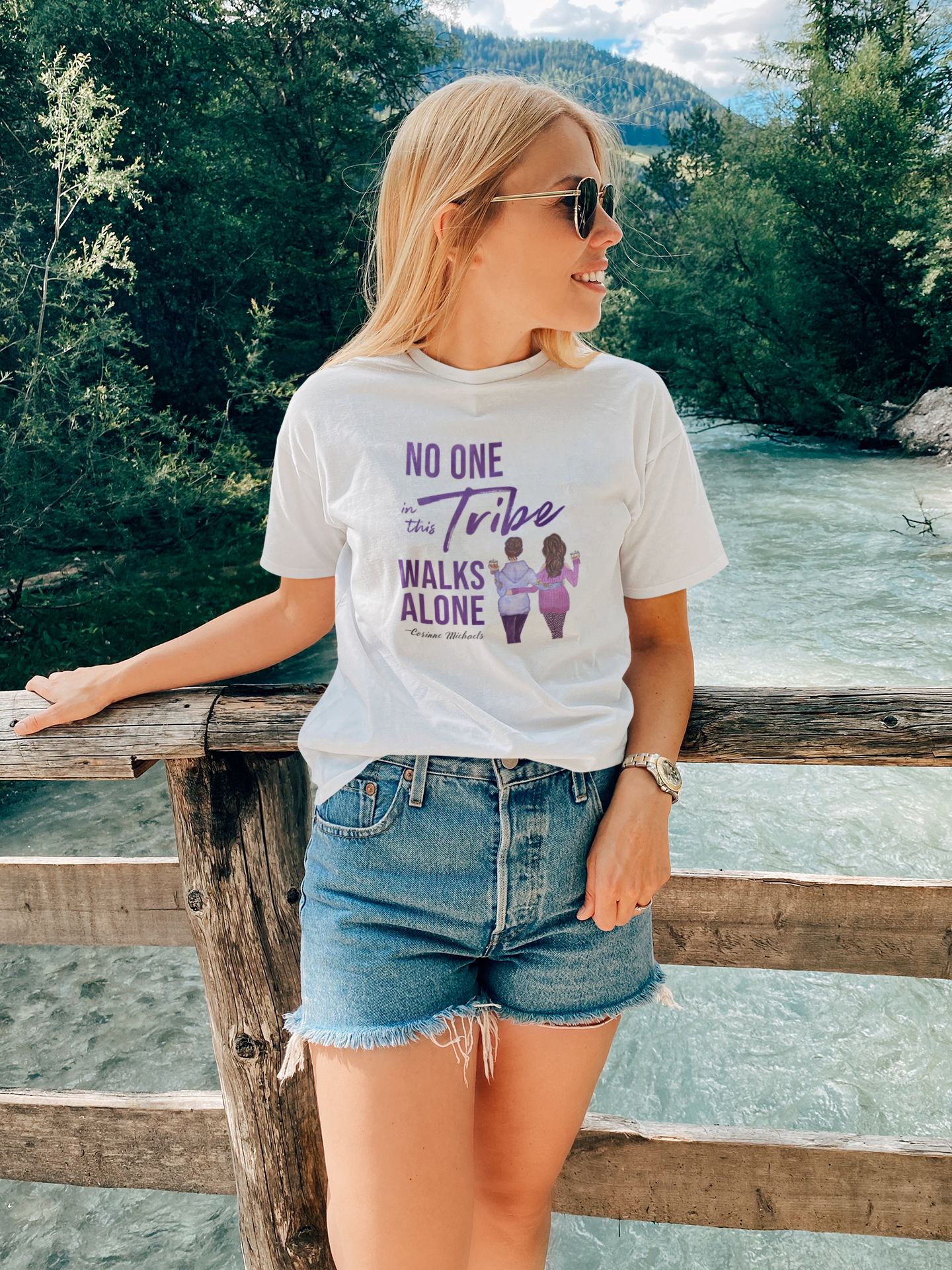 No One in this Tribe Walks Alone - T-shirt